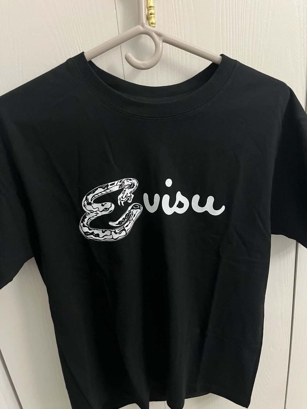 Evisu snake black t shirt